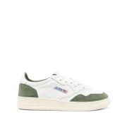 Autry Medalist Low Läder Mocka Sneakers White, Herr