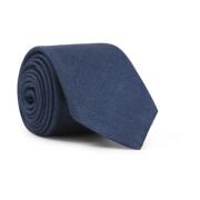 Kiton Elegant Sidenslips för Män Blue, Herr