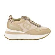 Twinset Casual Sneakers med Gummisula Beige, Dam