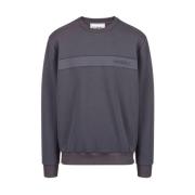 Iceberg Sweatshirt med rund hals och logotyp Gray, Herr