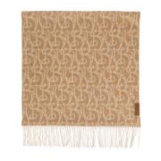 Burberry Kashmirscarf med fransar Beige, Unisex