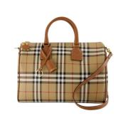 Burberry Stilren Bowlingväska - Syntetiskt Läder Multicolor, Dam