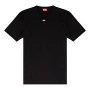 Diesel Svarta T-shirts och Polos med D-patch Black, Herr