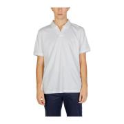 Calvin Klein Jeans Vit Bomull Polo Shirt Herr White, Herr