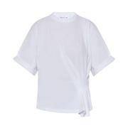 Victoria Beckham Vit Rysch T-shirt White, Dam