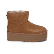 UGG Brun Classic Mini Platform Stövlar Brown, Dam