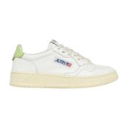 Autry Vintage Low-Top Läder Sneakers White, Dam