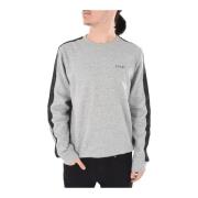 Guess Logo Band Sweatshirt - Rak passform Gray, Herr