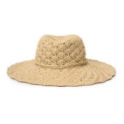 Valentino Garavani Virkad Beige Hatt med Flätat Huvudband Beige, Dam