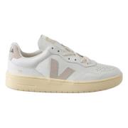 Veja Retro Läder Sneakers White, Dam