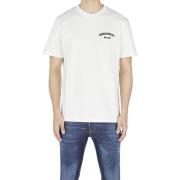 Dsquared2 Vit Relief Logo T-shirt White, Herr