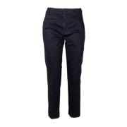 Dondup Slim-fit Stiliga Byxor Black, Dam