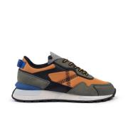 Munich Retro-sportiga Pulsar Orange Sneakers Multicolor, Herr