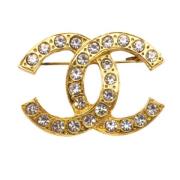 Chanel Vintage Pre-owned Guld chanel-smycken Yellow, Dam