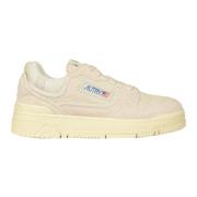 Autry Låga Sneakers för Kvinnor Beige, Dam