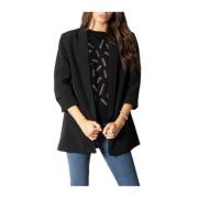 Only Polyester Blazer Jacka Kvinna Kollektion Black, Dam