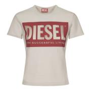 Diesel Stiliga T-shirts och Polos White, Dam