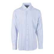 Xacus Elegant Stretch Skjorta med Polyamid Blandning Blue, Herr