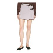 Vivienne Westwood Omlott Bomull-Ull Kilt Purple, Dam