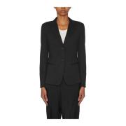 Dondup Viskosblazer Black, Dam