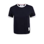 Thom Browne Stilren T-shirt och Tank Top Kombination Blue, Dam