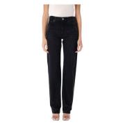 Haikure Svart Denimbyxa Cleo Bassano Stil Black, Dam