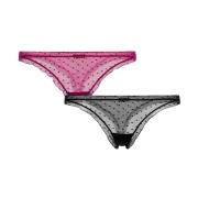 John Richmond Broderade prickiga bikini briefs Multicolor, Dam