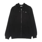 Fila Svart Zip Hooded Sweatshirt för Män Black, Herr