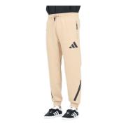 Adidas Laginspirerade Beige Sportbyxor Beige, Herr