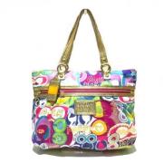 Coach Pre-owned Pre-owned Canvas handvskor Multicolor, Dam