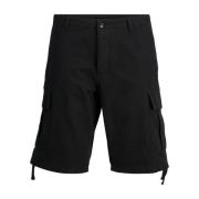 Jack & Jones Bomull Bermuda Shorts Kollektion för Män Black, Herr