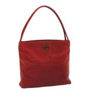 Prada Vintage Pre-owned Nylon prada-vskor Red, Dam