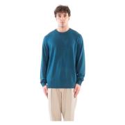 MC2 Saint Barth Vintage Merino Sweater Blue, Herr