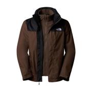 The North Face 3-i-1 Vattentät Jacka Brown, Herr