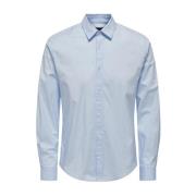 ONLY & SONS Skjortor Blue, Herr