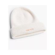 Inuikii Vit Beanie Mössa Vintermode White, Dam