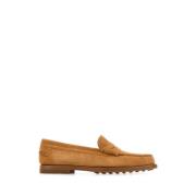 Tod's Stiliga Camel Suede Loafers Brown, Dam