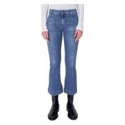 Seafarer Cropped Flared Jeans Francoise Blue, Dam