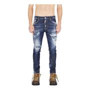 Dsquared2 Rockstar Skinny Jeans Blue, Herr