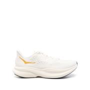 Hoka One One Kräm Vita Mesh Sneakers White, Herr