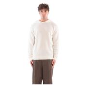 MC2 Saint Barth Stretch Ull Hoodie i Piccadilly Stil White, Herr