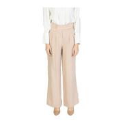 VERO MODA Palazzo Byxor Viskos Blandning Vår/Sommar Kollektion Pink, D...