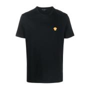 Versace Svarta T-shirts & Polos Uppgradera Stil Black, Herr