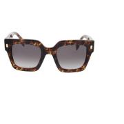 Fendi Stiliga Fendi Solglasögon Brown, Unisex