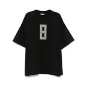 Fear Of God Svart Jersey Crew Neck T-shirt Black, Herr