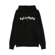 Amiri Sliten Hollywood Patch Huvtröja Black, Herr