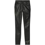 Purple Brand Svart Bomullsblandning Tapered Jeans Black, Dam