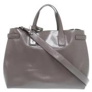 Burberry Vintage Pre-owned Tyg handvskor Gray, Dam