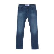 Jacob Cohën Blå Cerulean Klassisk Femficks Jeans Blue, Herr