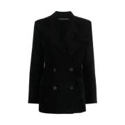 Antonino Valenti Dubbelknäppt blazer Black, Dam